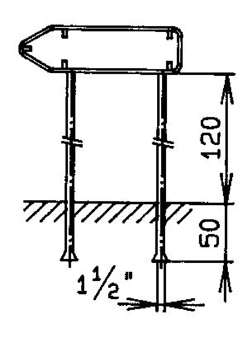 Bild zum Artikel Grösse cm: 100/25, Standrohr: 1,5" x 170 cm